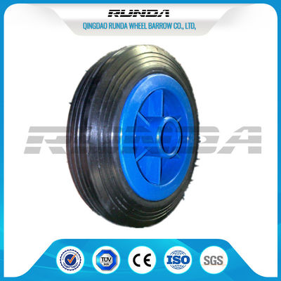 中国 プラスチック縁の固体ゴムはSGSの芝生カートのための伸縮性がある固体ゴム製タイヤを動かします サプライヤー