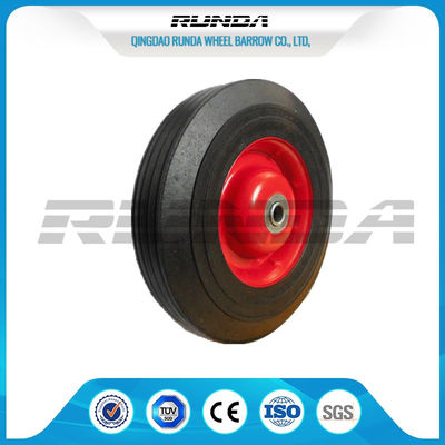 中国 農場ワゴン固体ゴム製車輪、手押し車のための金属の縁の固体ゴム製タイヤ サプライヤー